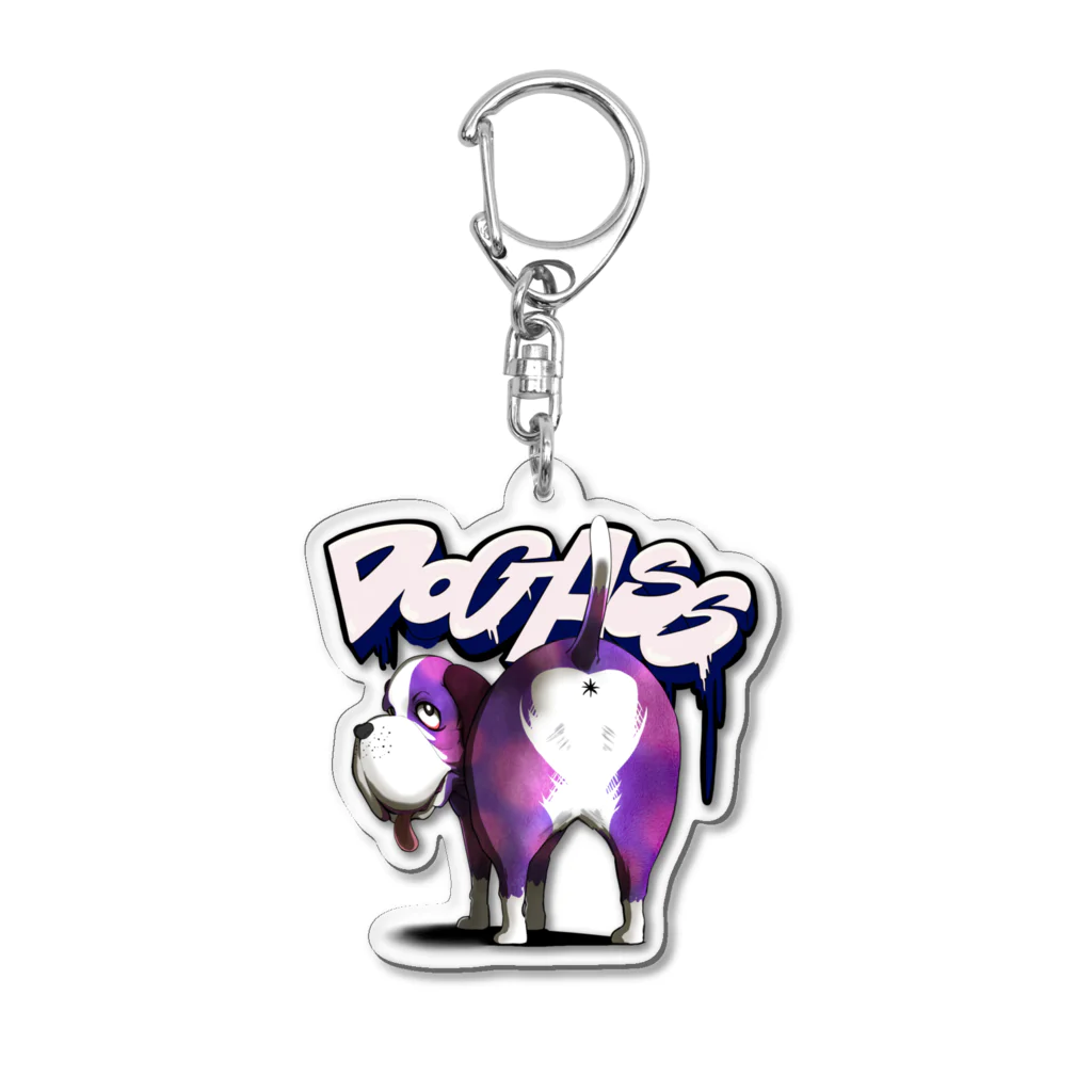 Dog-Ass ドッグアスのDogAss カラフル Acrylic Key Chain