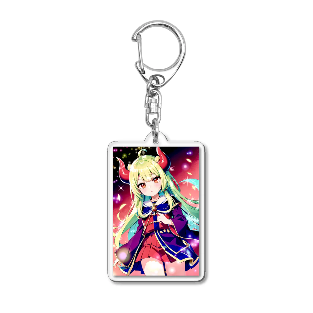 桜音の鬼娘 Acrylic Key Chain