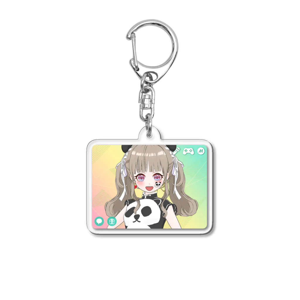 Mirrativ公式ショップのふくみん「アクリルキーホルダー」 Acrylic Key Chain