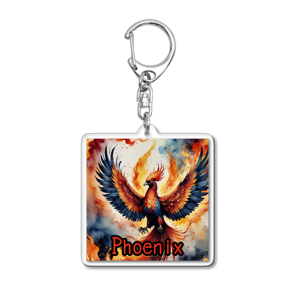 nkbg50のモンスターシリーズ（リアル）：Phoenix Acrylic Key Chain