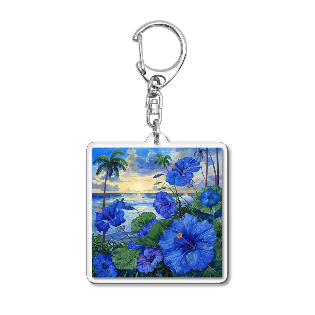 AQUAMETAVERSEのブルーハワイ　Tomoe bb 2712 Acrylic Key Chain