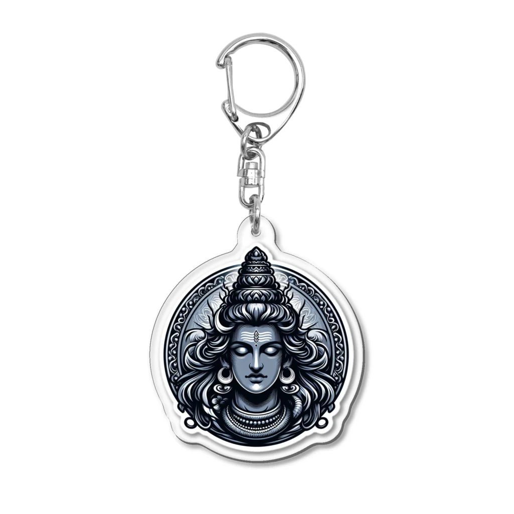 psychedelic mountainのshiva  Acrylic Key Chain