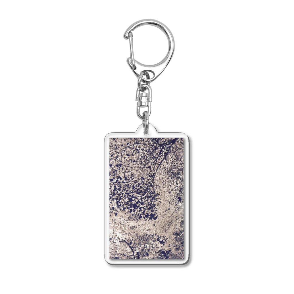 salu615の桜咲く Acrylic Key Chain