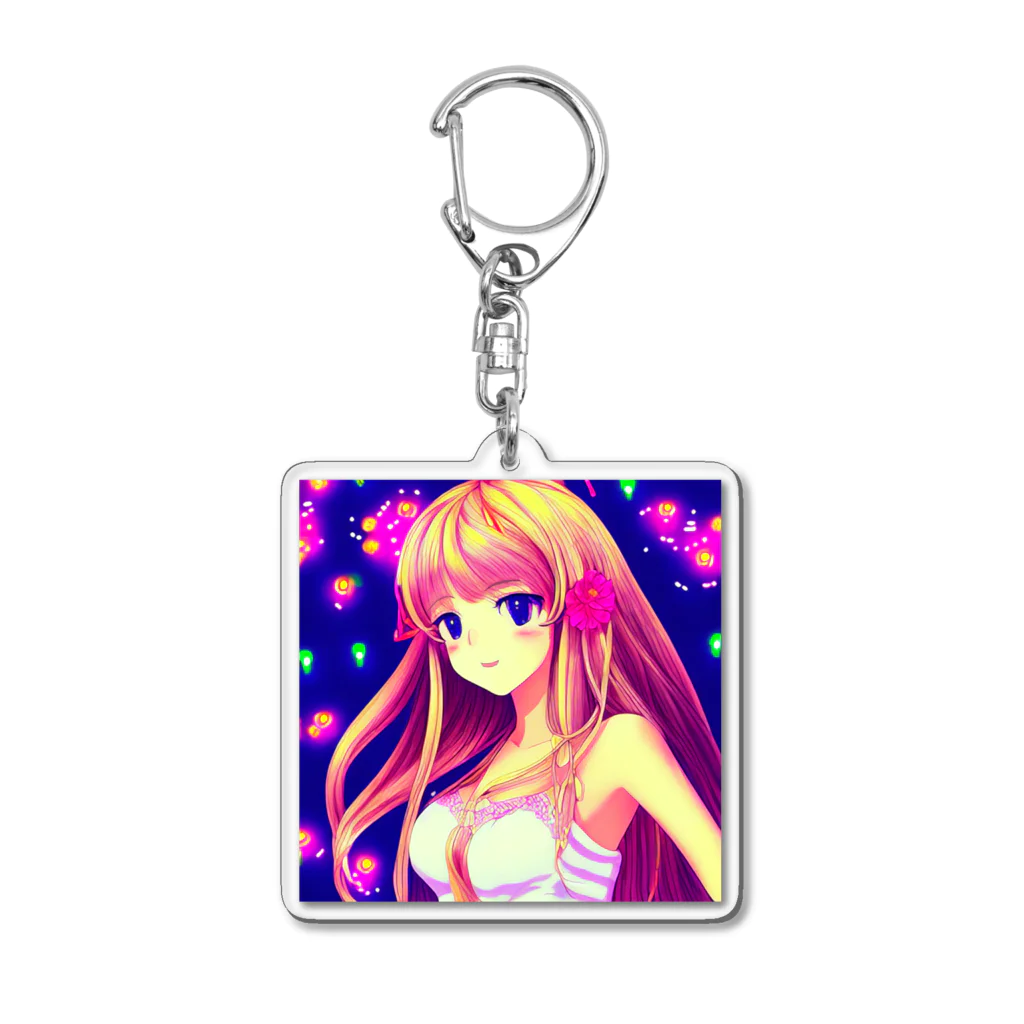 きゅぴきゅぴガールのきゅぴきゅぴ★ワンピお姉さん Acrylic Key Chain