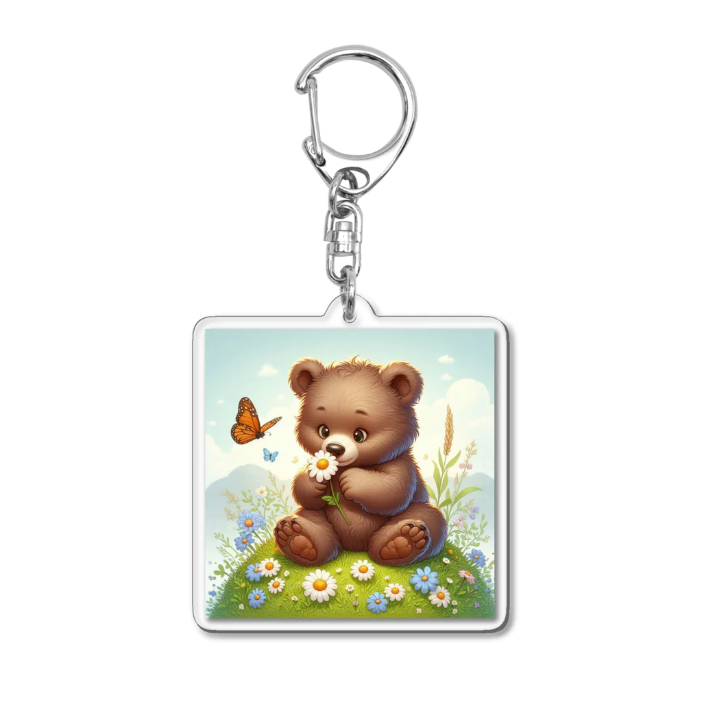 yoshimurayoshimura1のかわいい熊 Acrylic Key Chain