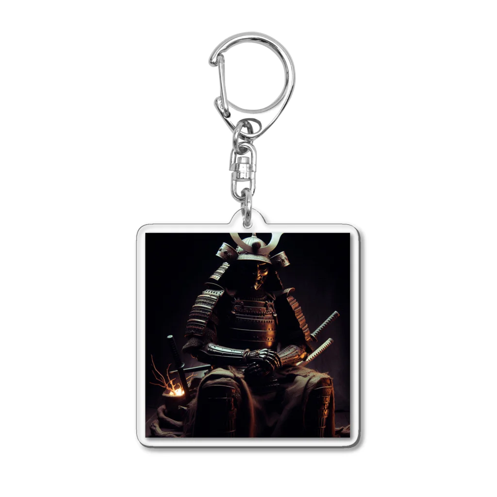 Mr_Geishaの静かな鎧(The Silent Armor) Acrylic Key Chain