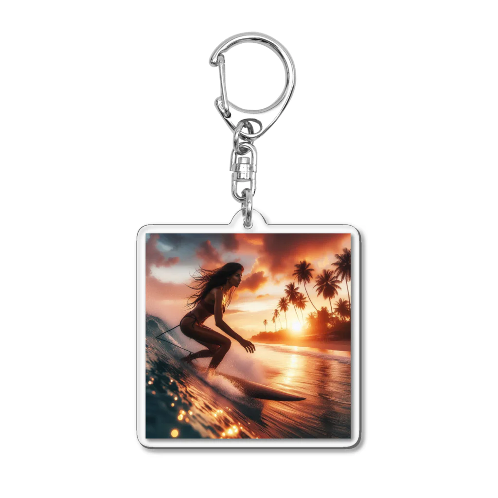 daichan Marketのサーファー Acrylic Key Chain