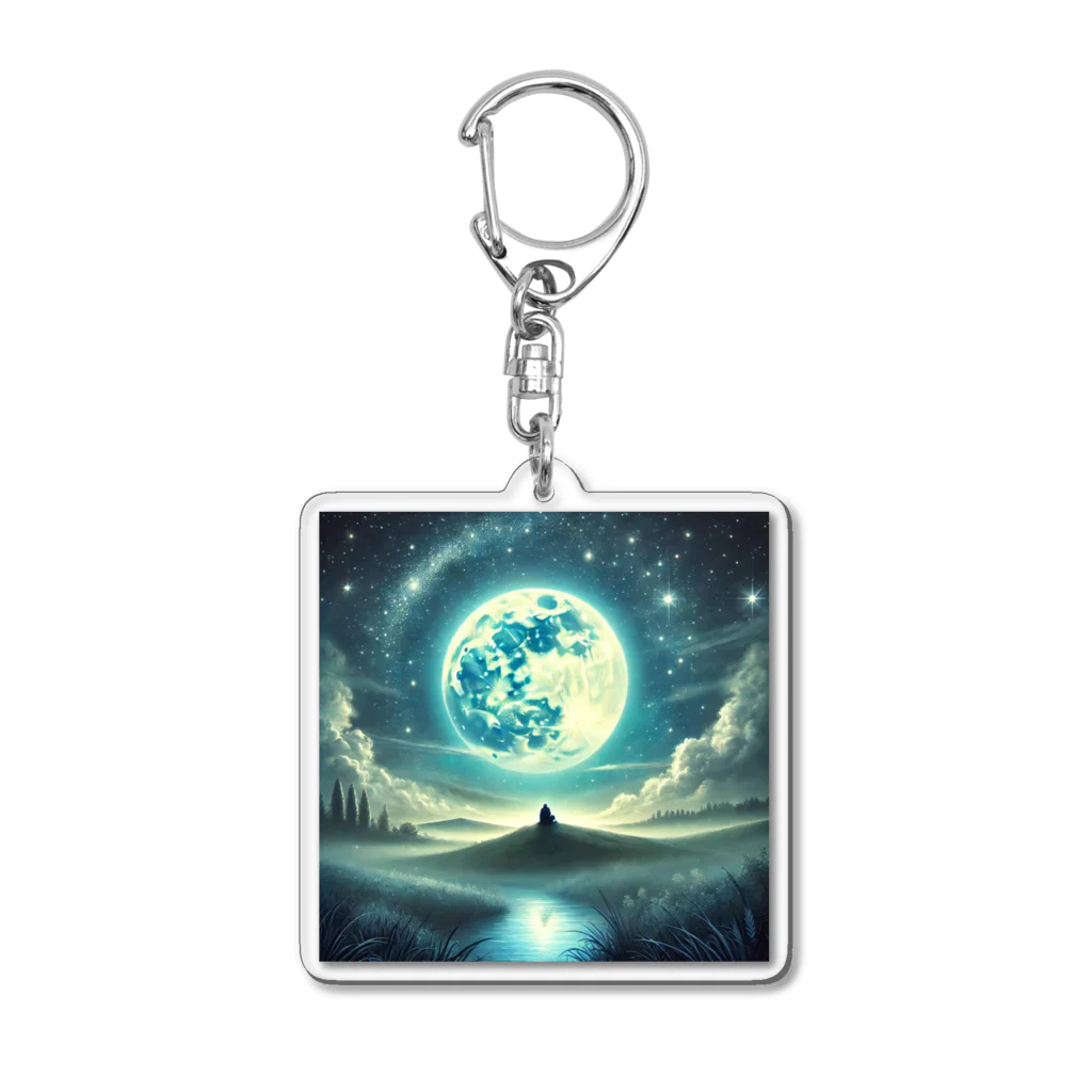 KIglassesのDream Under the Starry Sky - 星空の夢 Acrylic Key Chain