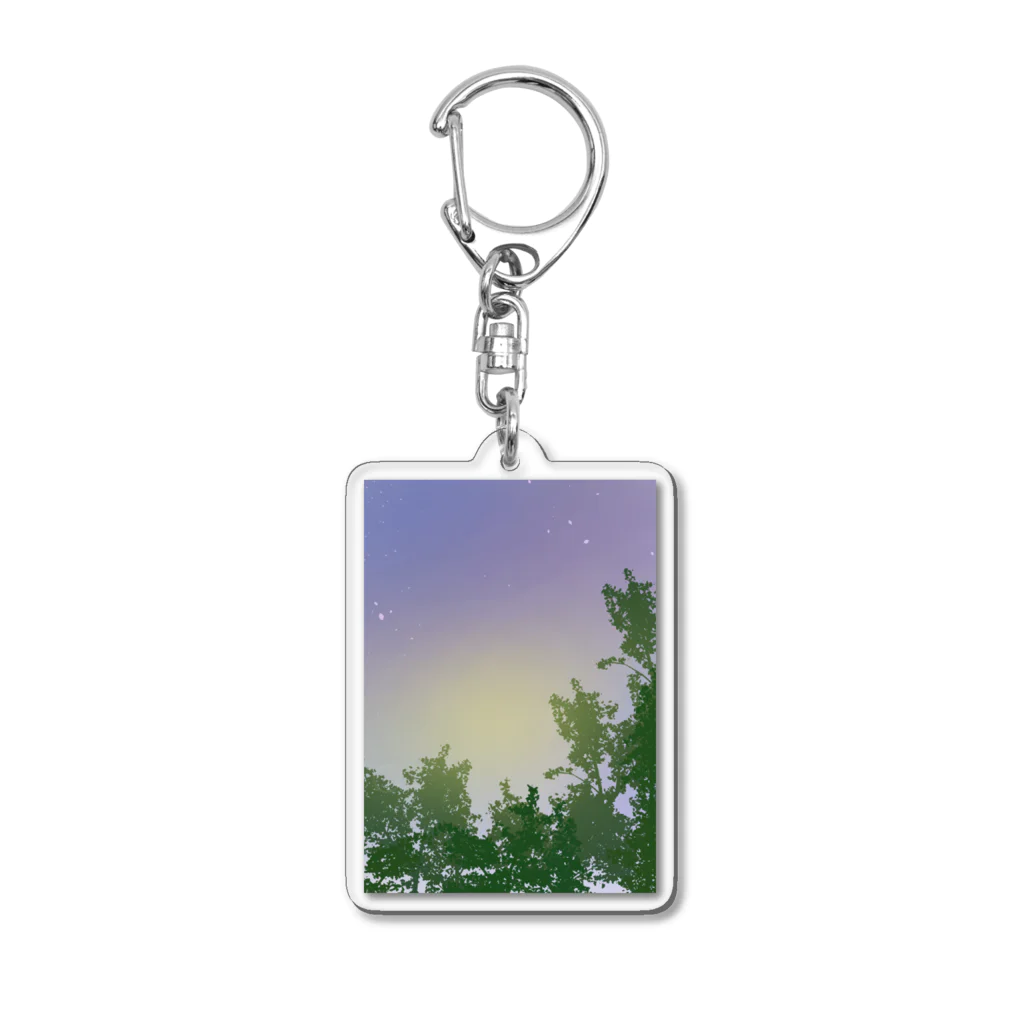 atelier_lapislazuliの夜空 Acrylic Key Chain