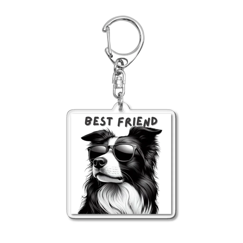 ビビりな番犬くんのBest Friendわんこ アクリルキーホルダー