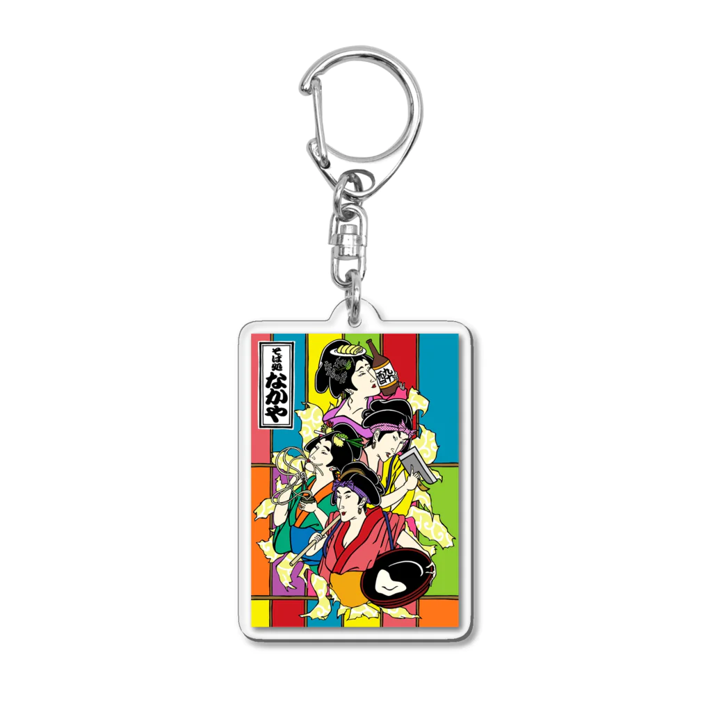 soba_girlのザ★職人蕎麦女子　soba girl Acrylic Key Chain