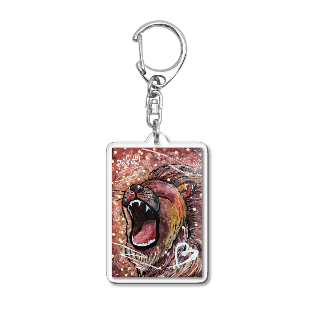 らくおのアクリルキーホルダーshop( ᐛ )のハッピーライオン Acrylic Key Chain