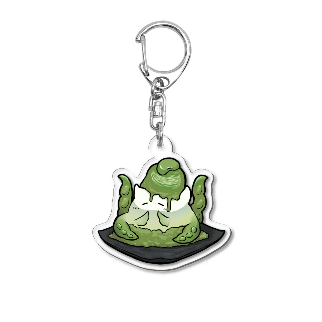 Ωもちのおもちモンスター：Ωずんだ Acrylic Key Chain