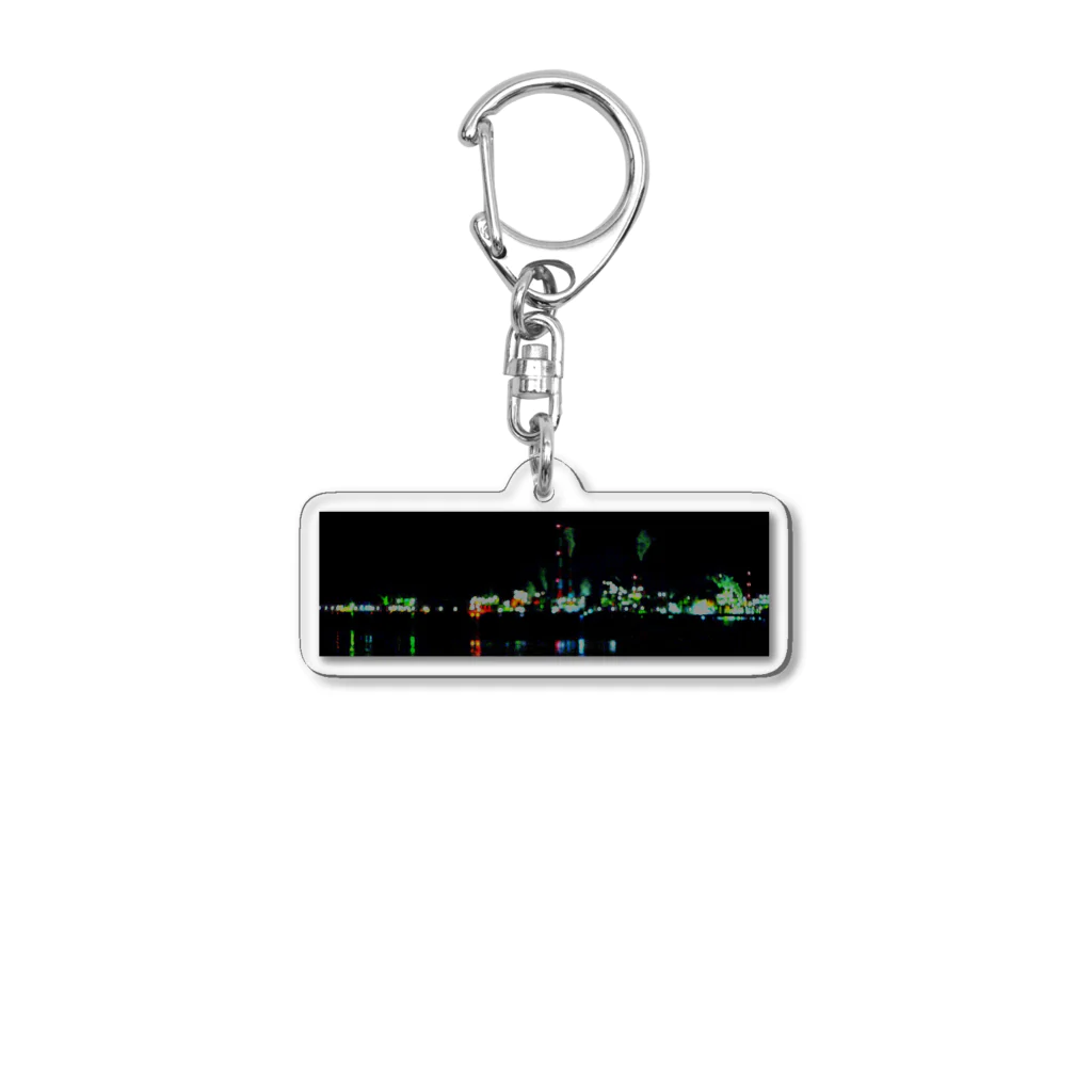 whale-kingのCity Night Acrylic Key Chain