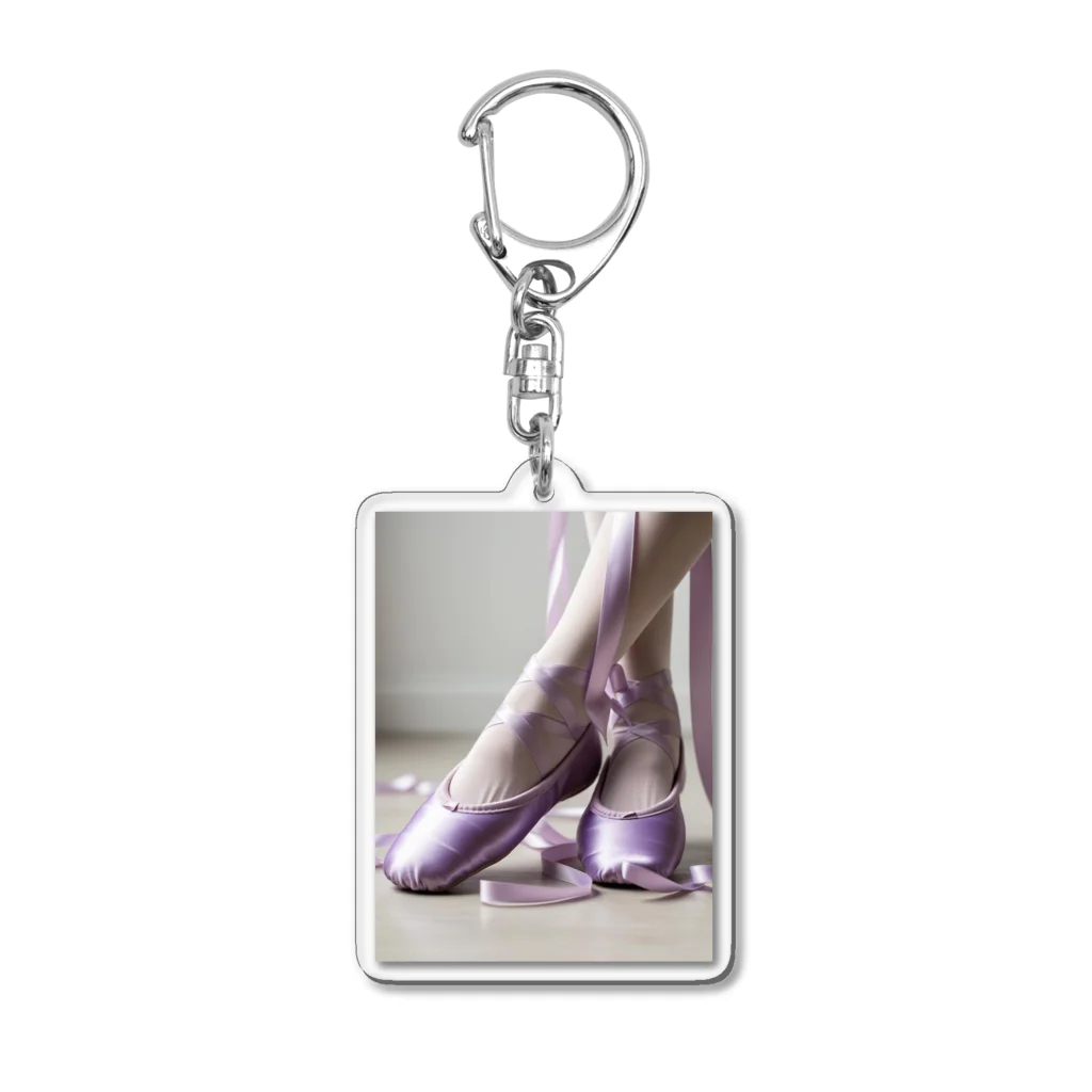 Lavender Wishのすみれ色のバレリーナ Acrylic Key Chain