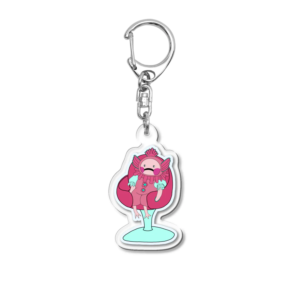 加工食品添加物のお座り飯田 Acrylic Key Chain