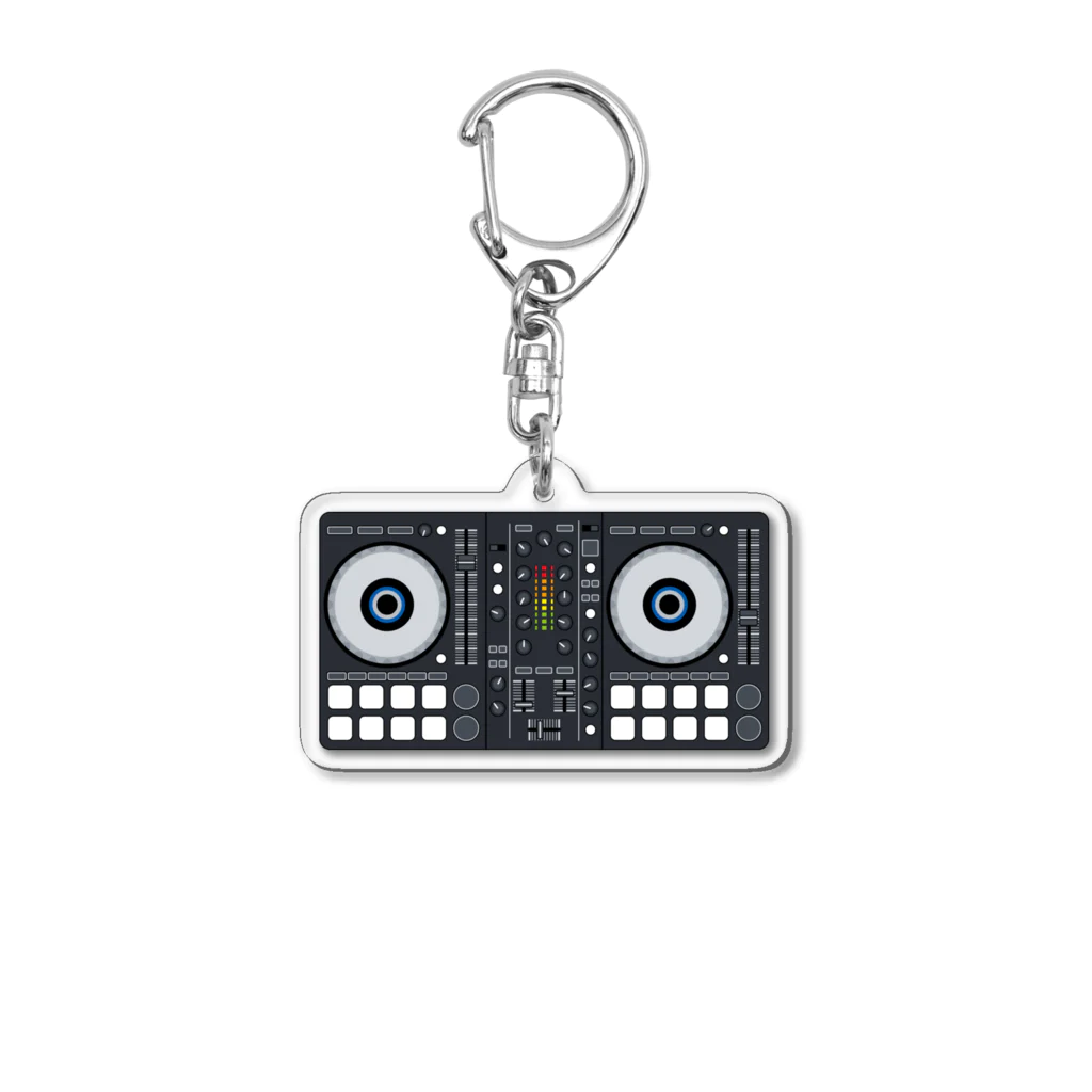 kimchinのシンプルなDJコントローラーのイラストです! Acrylic Key Chain