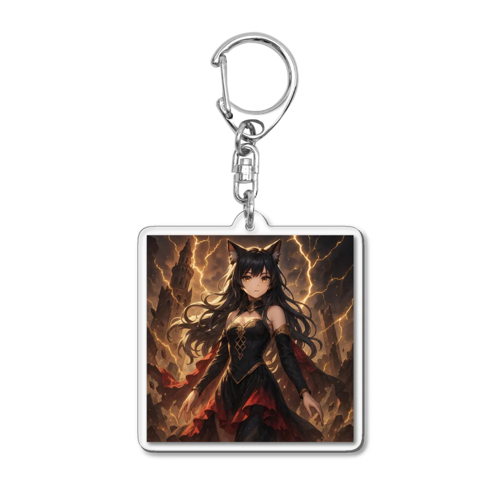 ふんわり屋のたわにゃー。 Acrylic Key Chain