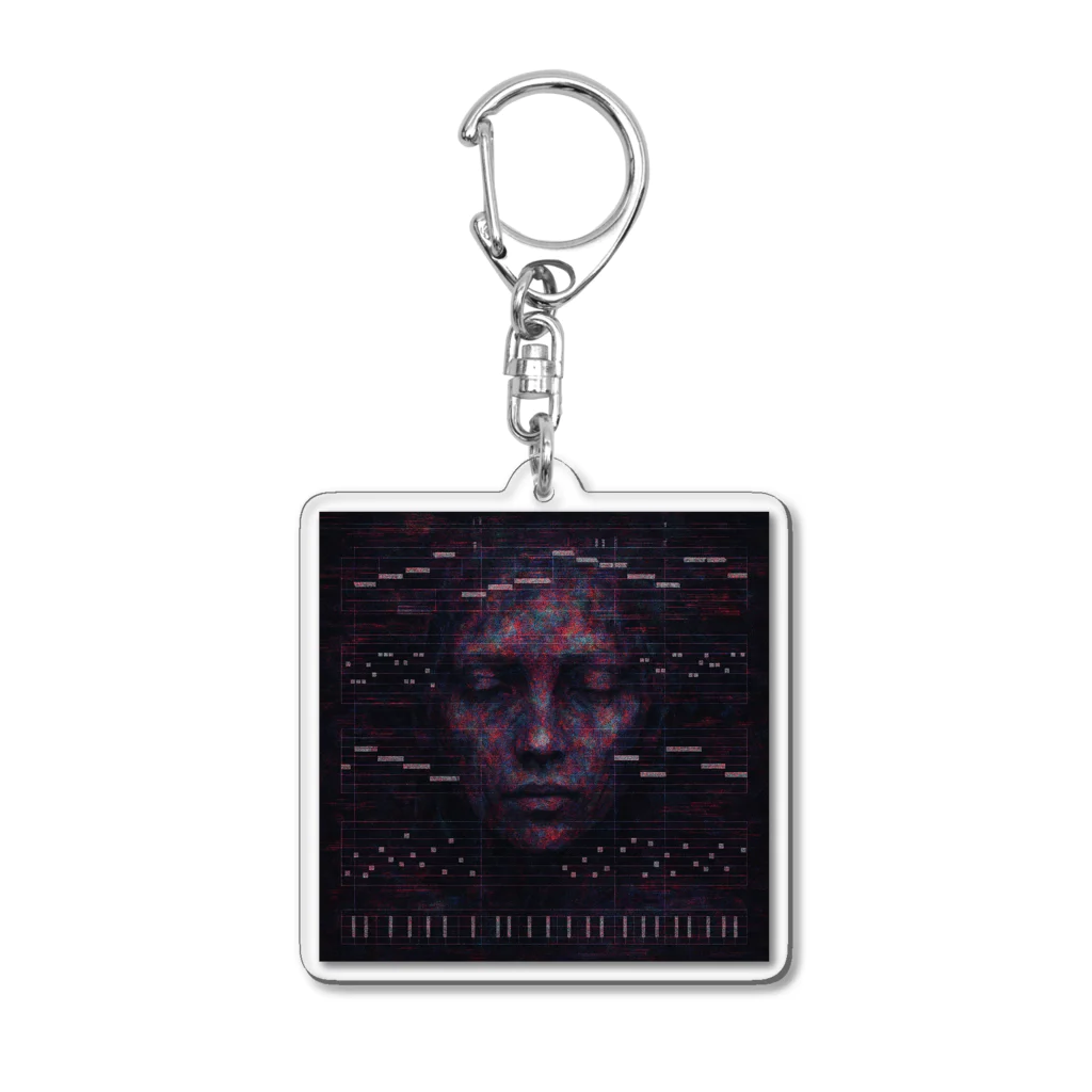GEOPHONICのノイズに潜む記憶 Acrylic Key Chain