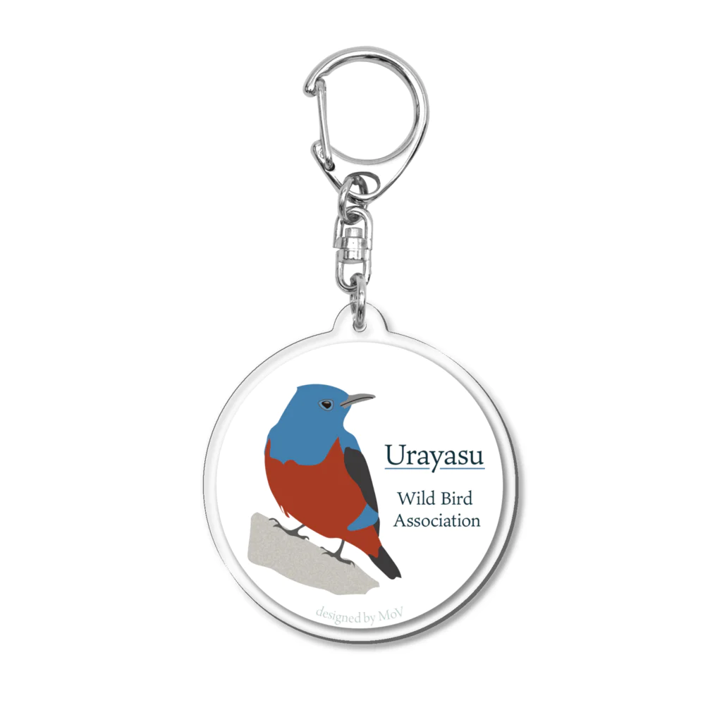 MoVの🇺🇦 for 浦安野鳥の会 Acrylic Key Chain