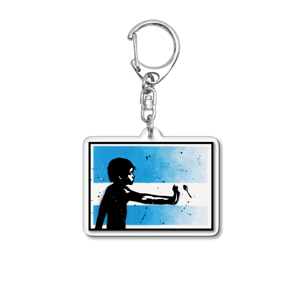 irosocagoodsのスプーンはまだ曲げられない Acrylic Key Chain