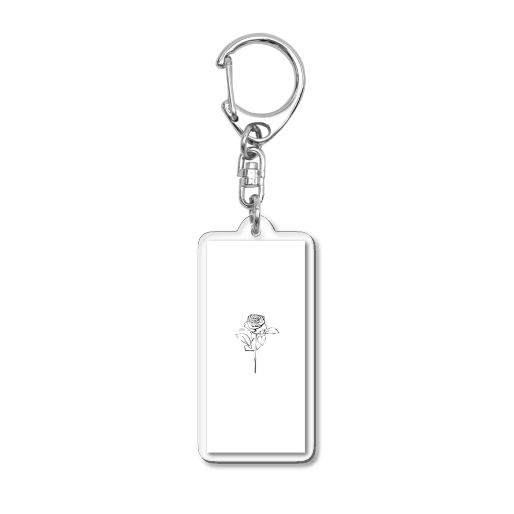 Ninの薔薇のアクリルキーホルダー Acrylic Key Chain