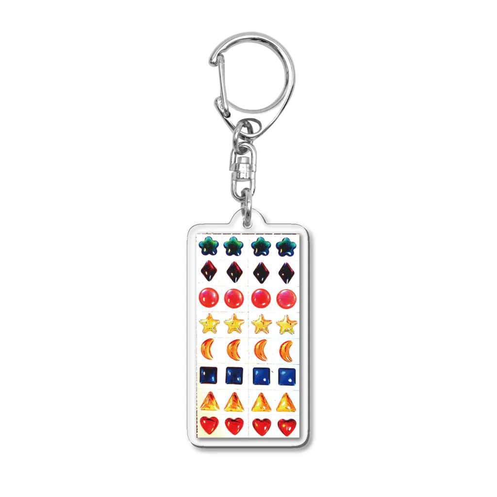 メロン日記のピアスシールスマホケース Acrylic Key Chain