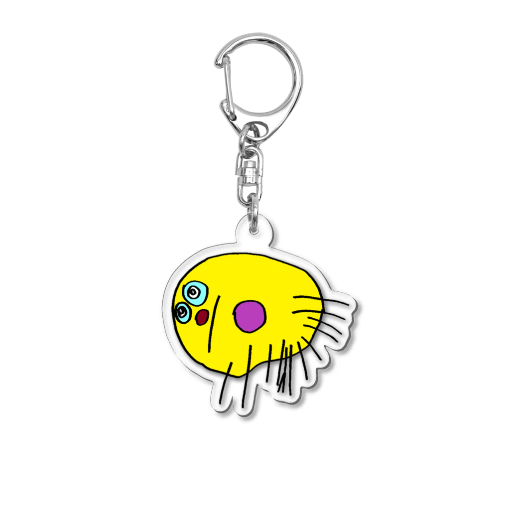 raraのゆるかわTシャツ屋さんのなぞのむし2 Acrylic Key Chain