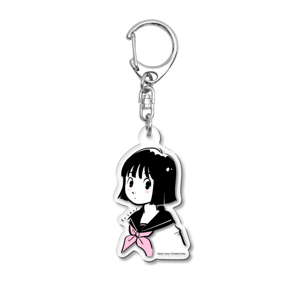 obosa_DENS/SABEAR_shop ＠SUZURIのセーラー少女_グッズ Acrylic Key Chain