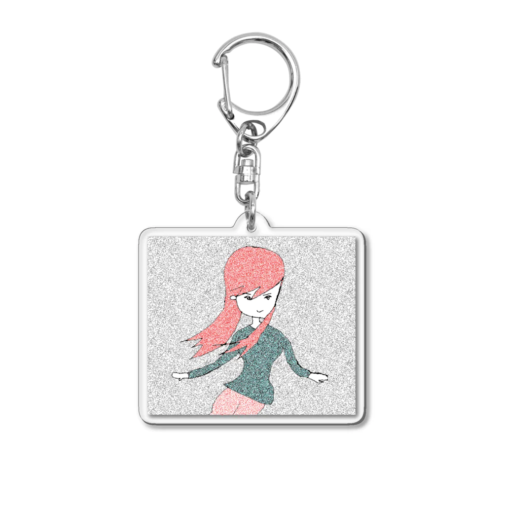 水草のナウ・ガール４３ Acrylic Key Chain