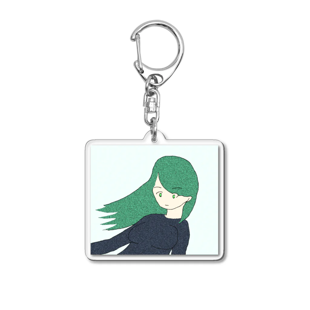 水草のナウ・ガール４８ Acrylic Key Chain