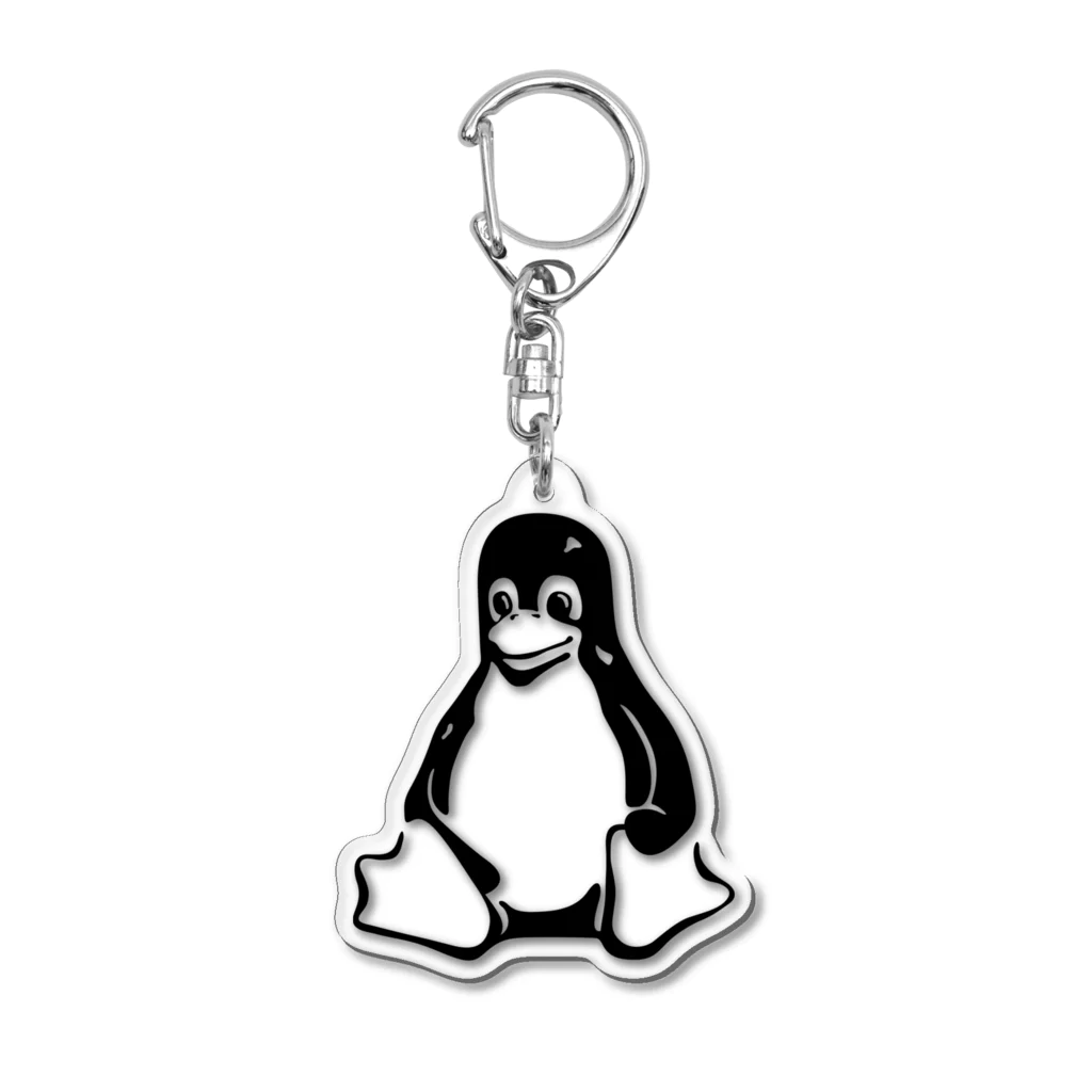 nishidemasamiのTuxくん Acrylic Key Chain