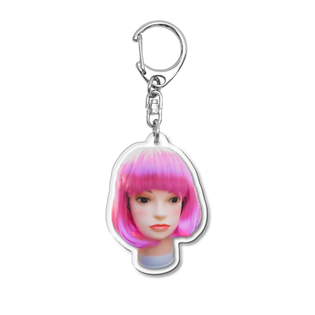 シュールな雑貨屋さんの鳥肌ちゃん Acrylic Key Chain