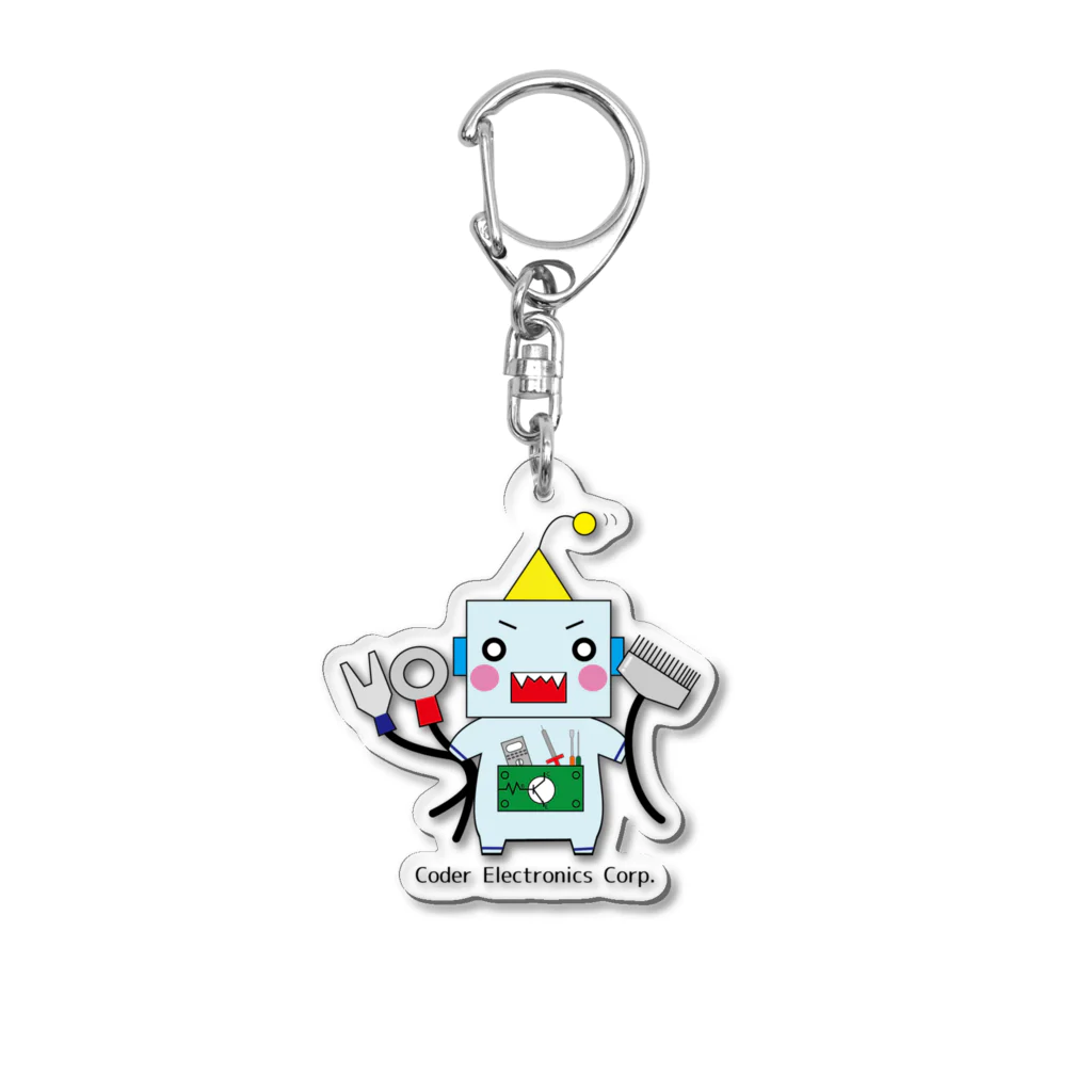 coderのコーダ君巾着 Acrylic Key Chain