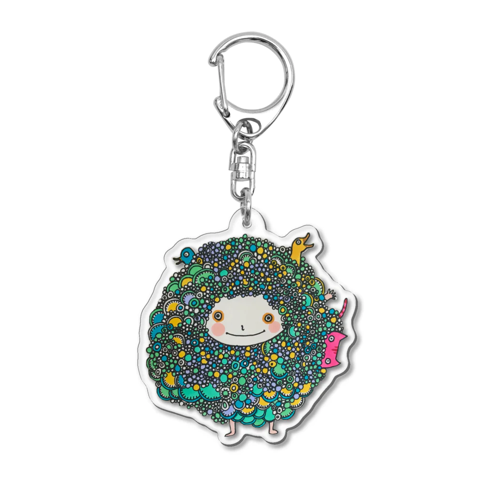 クリスタル花子のわたしが森ちゃん Acrylic Key Chain