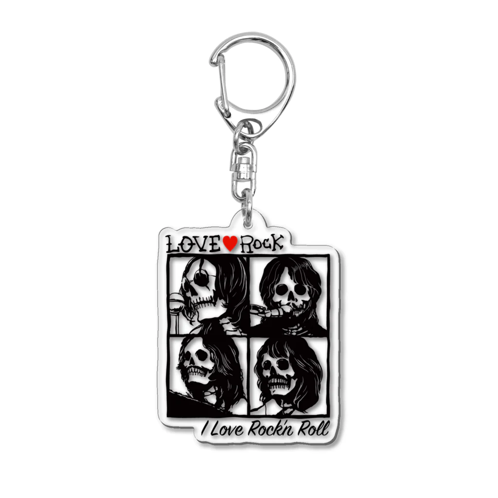 JOKERS FACTORYのLOVE ROCK Acrylic Key Chain