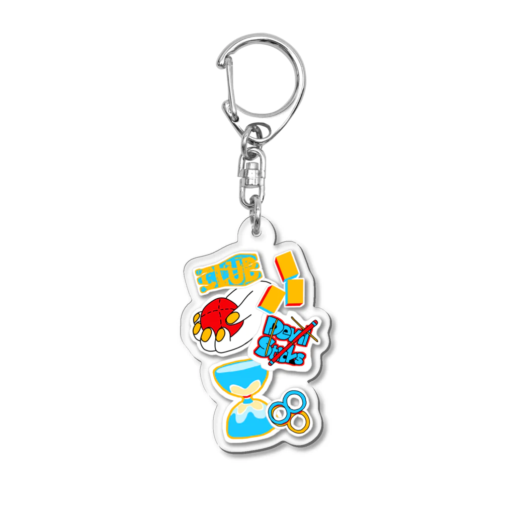 ふいきっくのステッカー風 Acrylic Key Chain