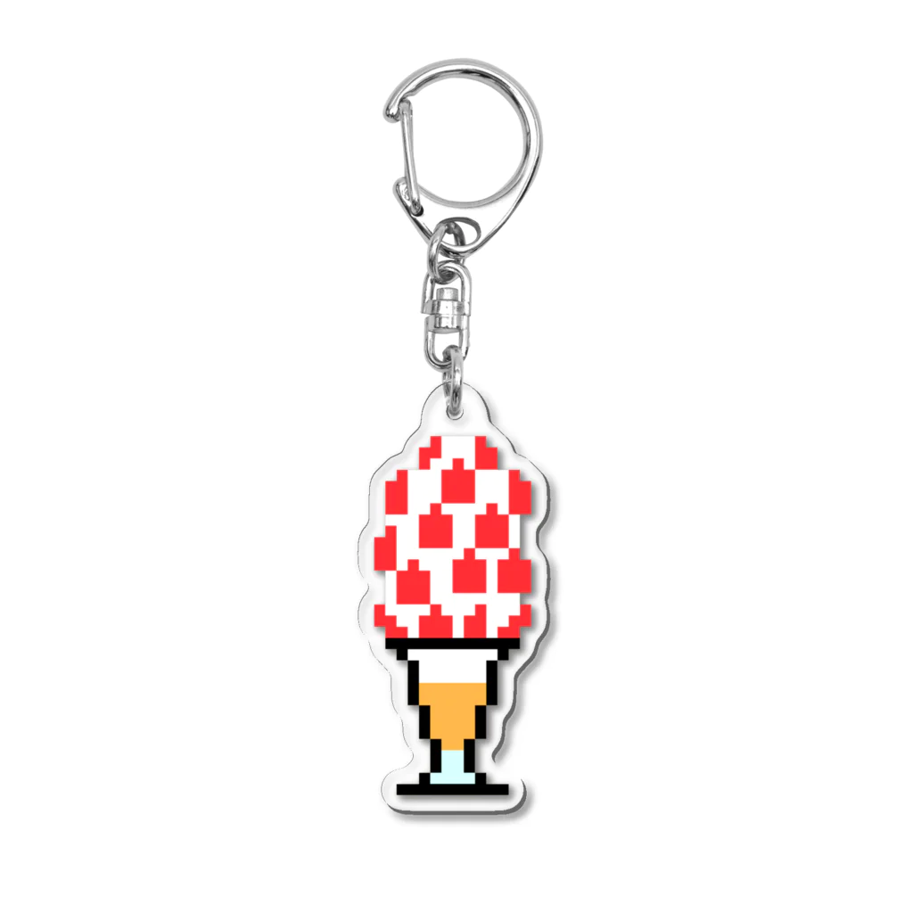 たこやき🐙のグリーンスポット🍓 Acrylic Key Chain