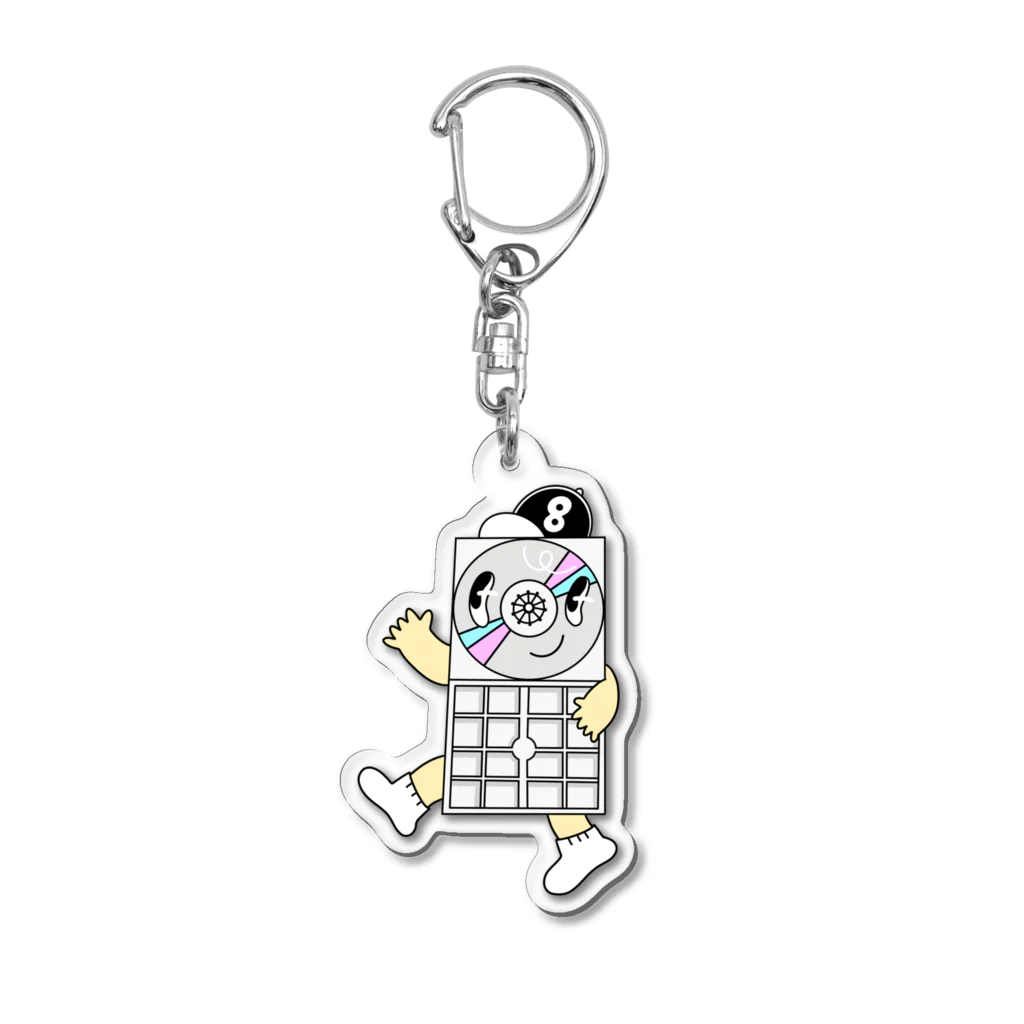 短冊ナイトSHOPの8㎝ボーヤ（単体・カラー） Acrylic Key Chain