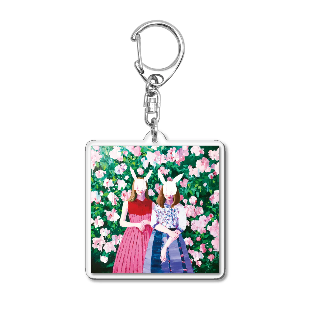 有村佳奈のART FASHION SHOPのResonating flowerグッズ アクリルキーホルダー