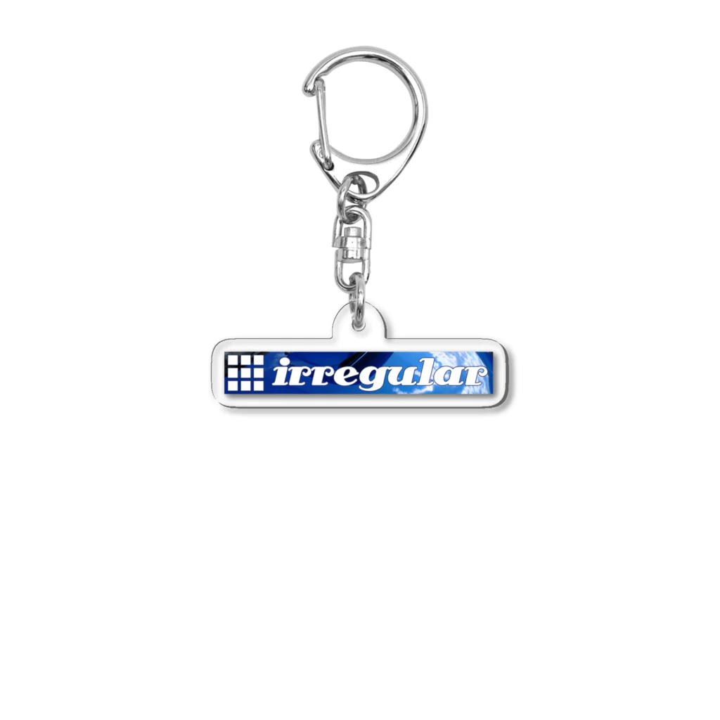 irregular × Legitimateのirregular blue Acrylic Key Chain