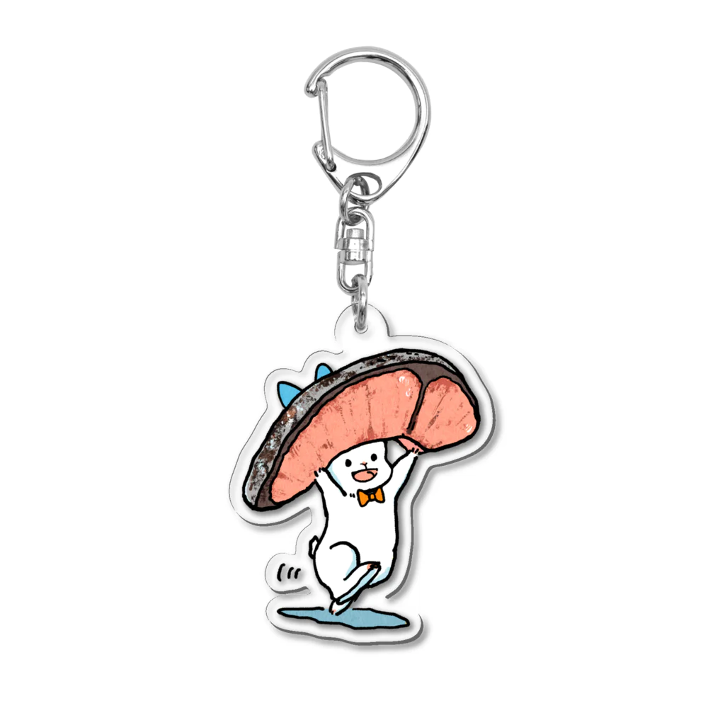 山村遥の焼鮭ぴぱ Acrylic Key Chain