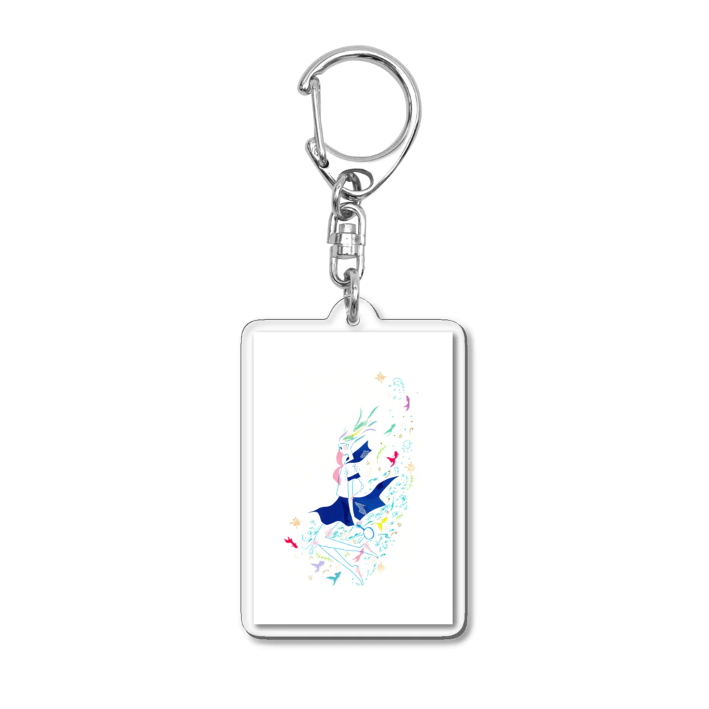 りょーのの金魚すくい Acrylic Key Chain