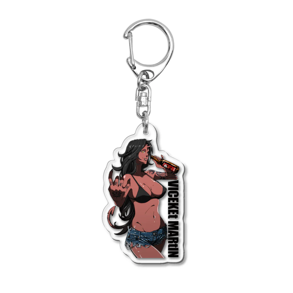 VICEKEt MARtINのデビルガール3 Acrylic Key Chain