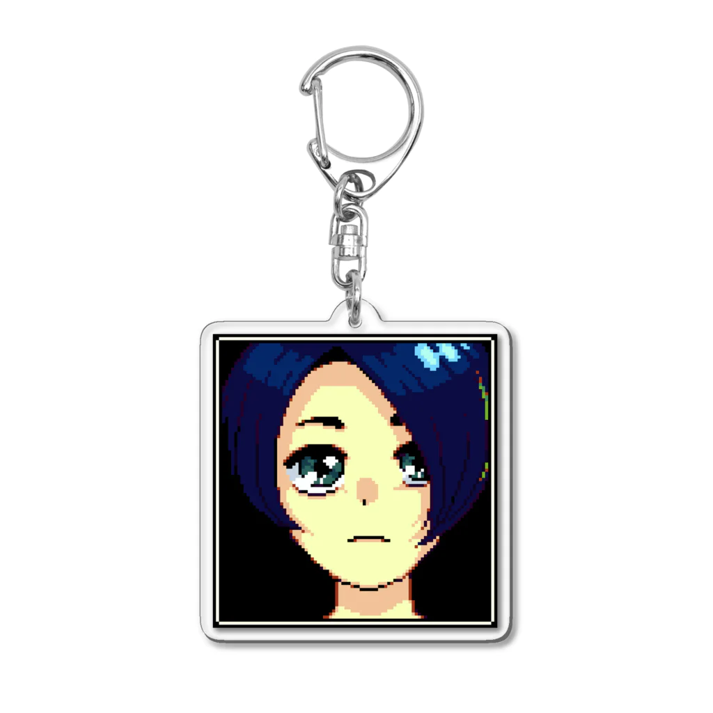 konore OFFICIAL MERCH STOREのPXEL FACE Acrylic Key Chain