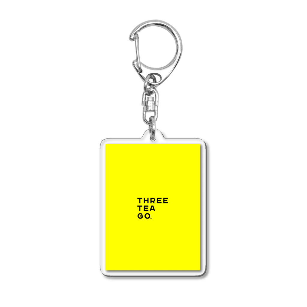 THREE TEA GO｜三茶散歩のGO Acrylic Key Chain