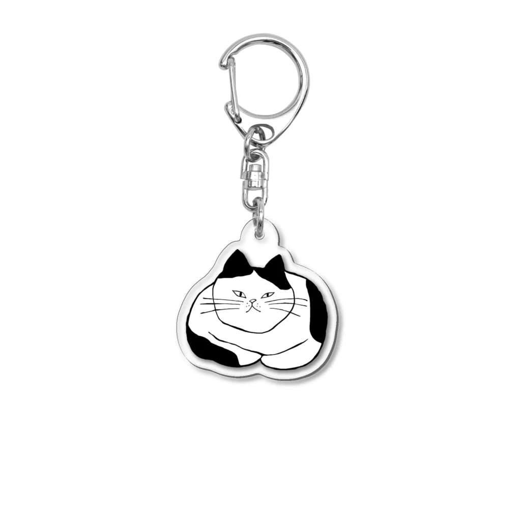 tsurukoのふてぶてしい猫 Acrylic Key Chain