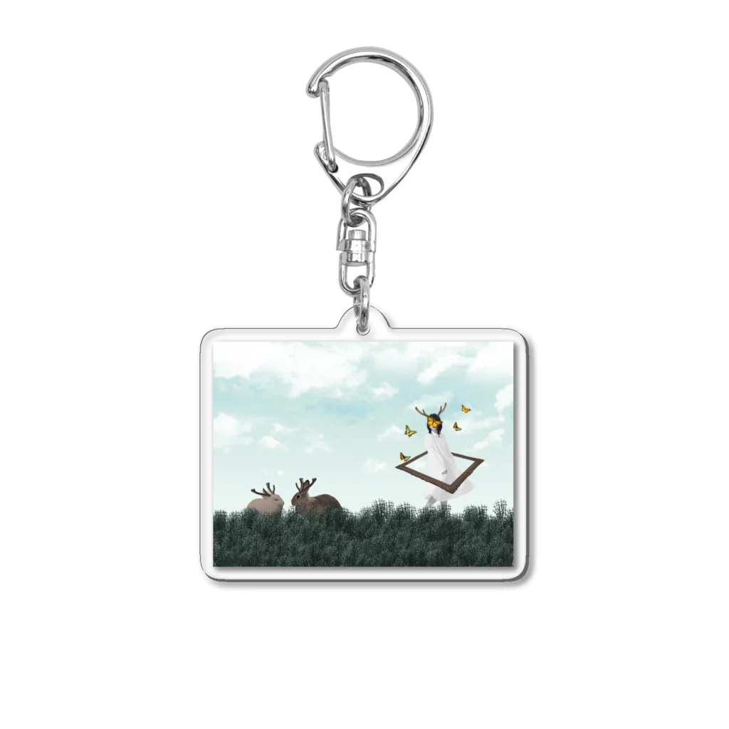 Jackalope Houseのとある鹿人の夢 Acrylic Key Chain