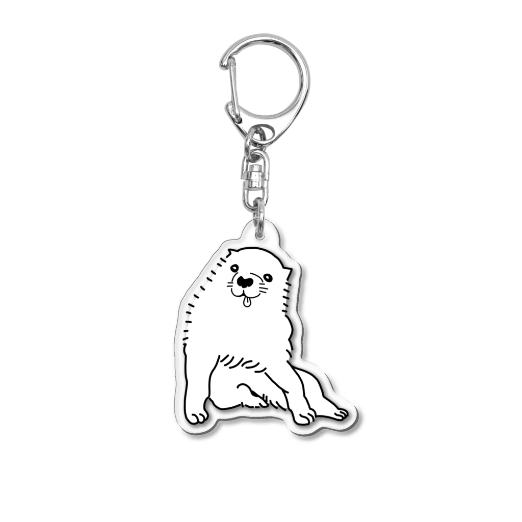 nanamaru worksの芦雪犬 Acrylic Key Chain