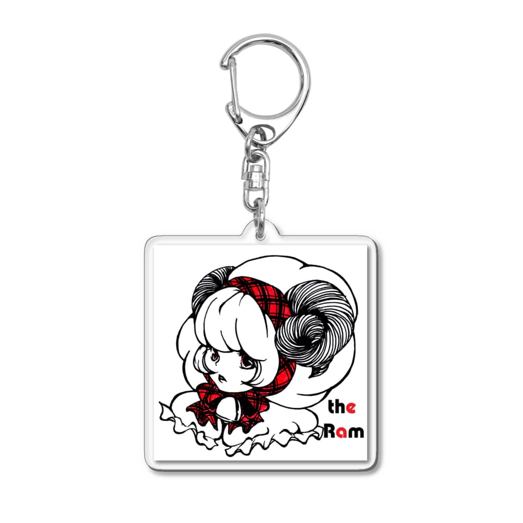 ニジノイロのラム Acrylic Key Chain